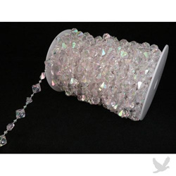 Gemstone Crystal Beads Crystal beads on a roll.