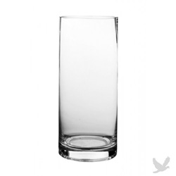 Cylinder Vase Clear glass cylinder vase.