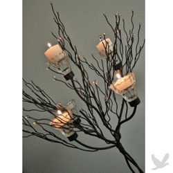 Metal Candle Tree Metal tree with candle votives