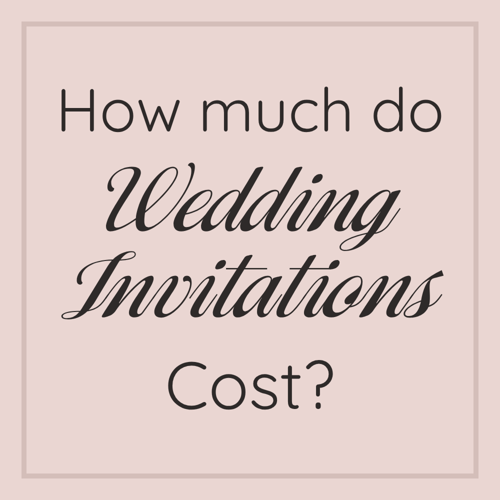 how much do wedding invitations cost