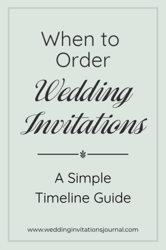 when to order wedding invitations a simple timeline guide